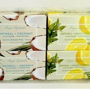 Shugar Soapworks 4X Bar Soap 6.25oz Plant Based Oatmeal Coconut &Lemon Verbena